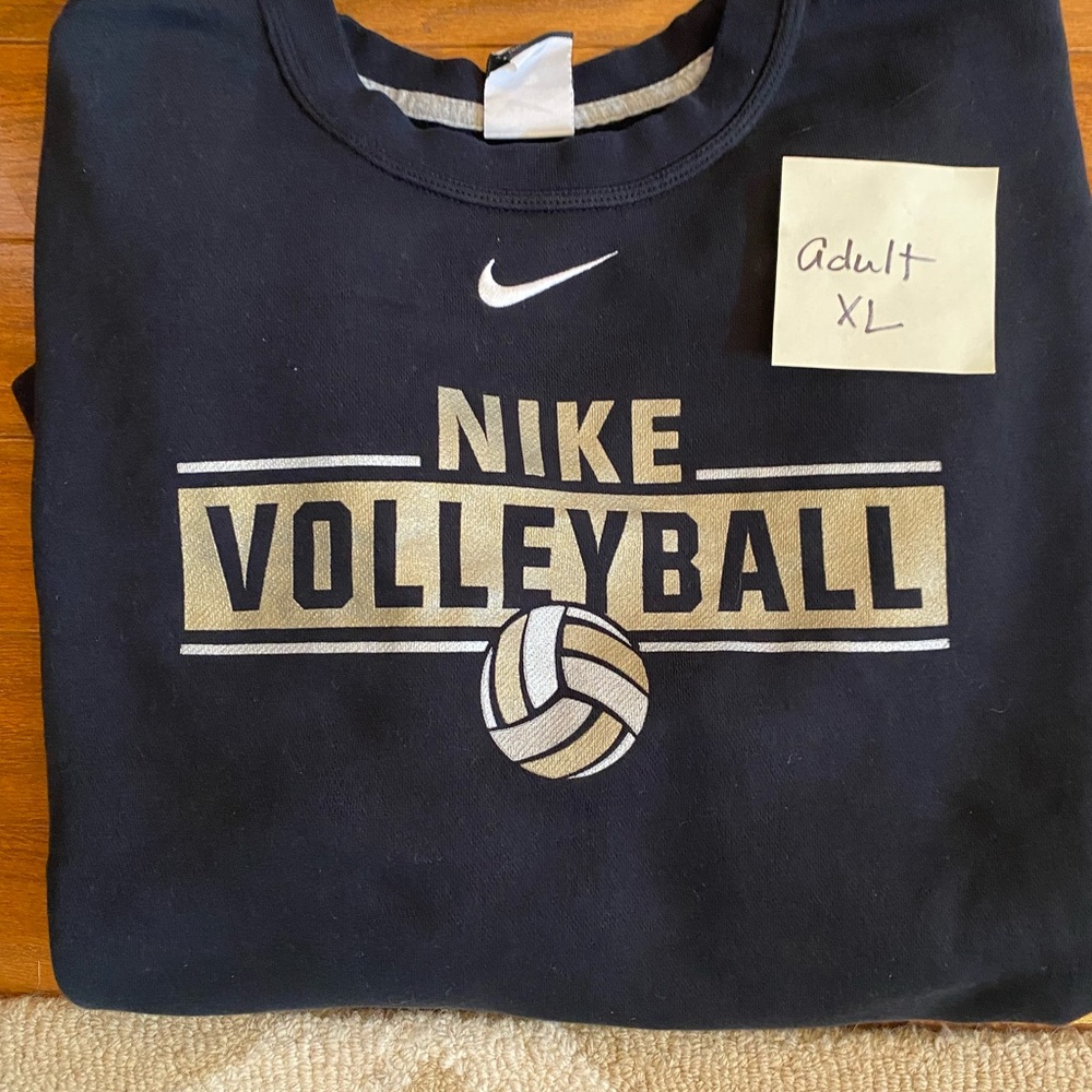 NIKE black/gold Adult XL Sweatshirt
